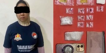 Satresnarkoba Polres Pasuruan Kota Tangkap Perempuan Pengedar Sabu