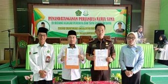 Kemenag Lamongan dan Kejaksaan Teken Kerja Sama Bidang Hukum Perdata