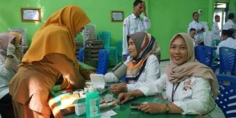 Deteksi Dini Penyakit, ASN Kemenag Tuban Jalani Pemeriksaan Kesehatan