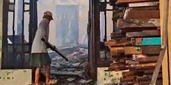 Rumah dan Kandang Kambing di Lamongan Terbakar, Satu Ekor Mati Terpanggang