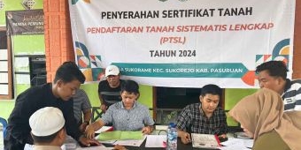 Kantor Pertanahan Kabupaten Pasuruan Serahkan 140 Sertifikat Program PTSL