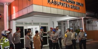 Jaga Kondusivitas Jelang Pelantikan Presiden, Polres Gresik Gelar Patroli