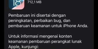 Apple Resmi Rilis iOS 18.3, Berikan Fitur Baru hingga Perbaikan Bug