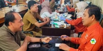 Seluruh Anggota dan Pegawai di DPRD Nganjuk Laksanakan Medical Check-up