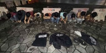 Diduga Hendak Tawuran, 10 Pelajar di Kawasan Masjid Al Akbar Surabaya Diamankan Polisi