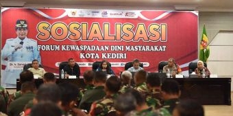 Pj Wali Kota Kediri Tekankan Berbagai Hal saat Sosialisasi Forum Kewaspadaan Dini Masyarakat