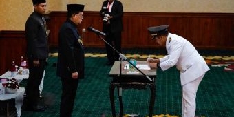 Adi Wibowo Dikukuhkan Jadi Wali Kota Pasuruan