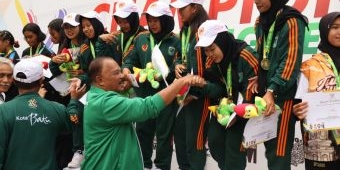 Tim Arung Jeram Putri Kota Batu Raih Medali Emas Pertama di Porprov IX Jatim