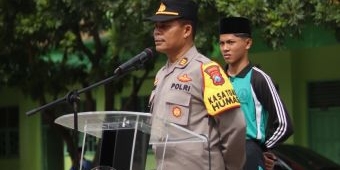 Polres Pamekasan Gelar Edukasi dan Sosialisasi ke Santri Ponpes Mambaul Ulum Bata Bata