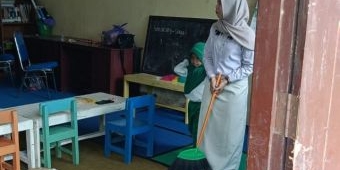 Kelas di SDN 2 Suboh Situbondo Ambruk, Proses Belajar Mengajar TK 2 PGRI Dipindah