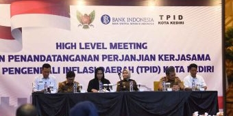 High Level Meeting TPID 2024, Kota Kediri Masuk 10 Daerah dengan Inflasi Terendah se-Indonesia