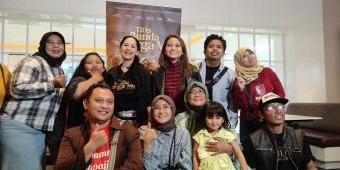 Tiga Pemeran Film Titip Bunda di Surga-Mu Sapa Penonton di Sidoarjo