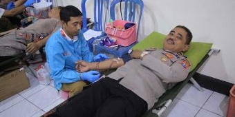 Peringati Hari Bhayangkara ke-78, Polres Madiun Adakan Donor Darah