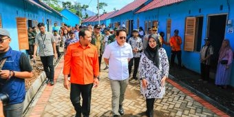 Percepat Bantuan Korban Banjir Bandang, Pj Gubernur Jatim Resmikan 66 Unit Huntap di Banyuwangi