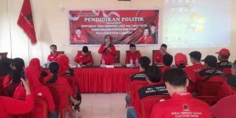 Gelar Pendidikan Politik, Bendahara DPC PDIP Gresik Tekankan Hal ini