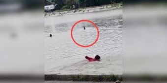 Gagal Berenang Seberangi Waduk, Remaja Asal Krian Tenggelam di Waduk Kalimati Mojokerto