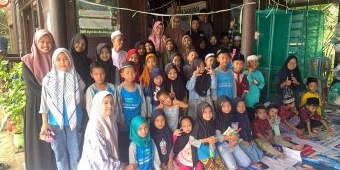 Bersama Penyuluh Agama Islam PPPK Surabaya, Sekolah Anak Sungai Peringati Maulid Nabi Muhammad SAW