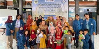 KKN di Gresik, Mahasiswa Unair Launching Si Pejo dan Edukasi Stunting