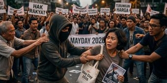 Mahasiswi Kehilangan HP Saat May Day 2026 di Pasuruan