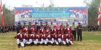 Tutup TMMD ke-103 di Bangkalan, Kepala SPN Polda Jatim Bacakan Amanat Kasad