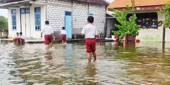 Luapan Bengawan Jero Meluas hingga 6 Kecamatan, Pemkab Lamongan Tetapkan Tanggap Darurat