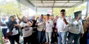 Disambut Meriah, Ribuan Warga Dlanggu Berharap Gus Barra Terpilih Bupati Mojokerto Selanjutnya