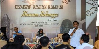 Seminar Kajian Koleksi Museum Airlangga, Disbudparpora Kota Kediri Kenalkan Sejarah ke Generasi Muda