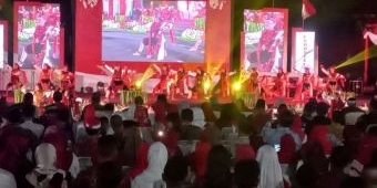 Mahardika Indonesia Meriahkan Kota Mojokerto, Parade Nusantara dan Jihan Audy Pukau Penonton