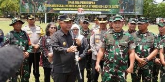 Kasad Tutup TMMD ke-122 di Kediri, Berhasil Bangun Jalan Tembus Antar-Desa