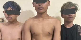Polsek Krian Tangkap 3 Bandit Remaja yang Lakukan Curas ke Pemotor di Sidoarjo