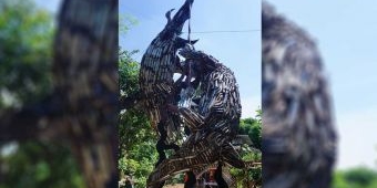 Polrestabes Surabaya Bangun Monumen Baru, Habiskan 2.000 Knalpot Brong Hasil Pengamanan
