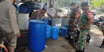 Kembalikan Trotoar ke Fungsinya, Tiga Pilar Kecamatan Pabean Cantian Tertibkan PKL