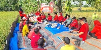 Sambut Hari Tani Nasional 2025, DPC PDIP Tuban Turun ke Sawah