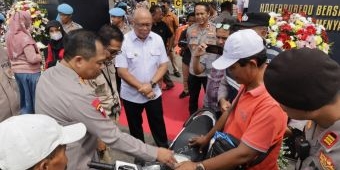 Baru 40 Unit Motor Diambil, Bazar Motor Polrestabes Surabaya Masih Berlangsung