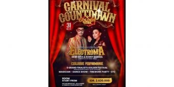 Meriahkan Malam Tahun Baru, Senyum World Hotel Kota Batu Gelar Carnival Countdown