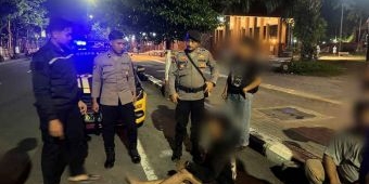 Polisi Amankan Remaja Terlibat Tawuran di Alun-Alun Kota Mojokerto