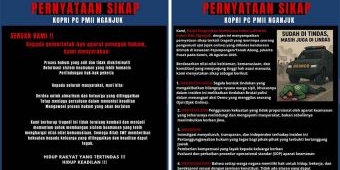 Kopri PC PMII Nganjuk Keluarkan Pernyataan Sikap Terkait Meninggalnya Driver Ojol