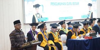 Pengukuhan Dua Guru Besar UIN Syekh Wasil, Gus Qowim Harap Kuatkan Kontribusi Peningkatan SDM