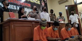 Kawanan Sindikat Penjahat Pecah Kaca Kota Kediri Diringkus di Malang