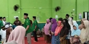 GP Ansor Kota Probolinggo Santuni Puluhan Anak Yatim saat Peringati Isra Miraj