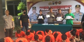 Polsek Rungkut Gulung Kelompok Curanmor yang Beraksi di 41 TKP