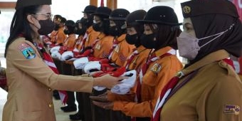 Kontingen Jambore Kabupaten Kediri Dilatih Buat Sambel Pecel dan Tumpang