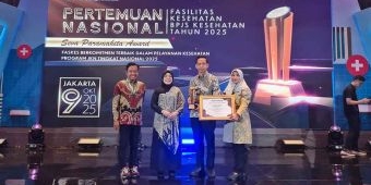 Faskes BPJS Cabang Mojokerto Raih Penghargaan Fasilitas Kesehatan Berkomitmen Tingkat Nasional
