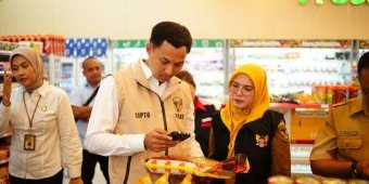 Polres Kediri Kota Bersama TPID Sidak Beras Premium di Sejumlah Pasar Modern