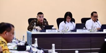 Wamen ATR BPN Laporkan Progres Pengadaan Tanah Huntap Warga Terdampak Erupsi Gunung Lewotobi