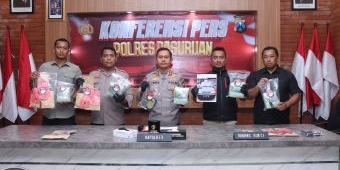 Sepanjang Januari 2026, Polres Pasuruan Ungkap 25 Kasus Narkoba dan Amankan BB 5 Kg Lebih Sabu