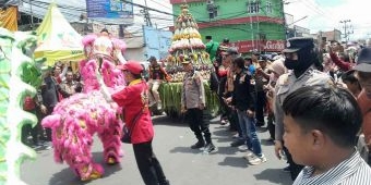 Semarak Kirab Budaya Sedekah Bumi di Krian, Polisi Lakukan Pengamanan Ketat