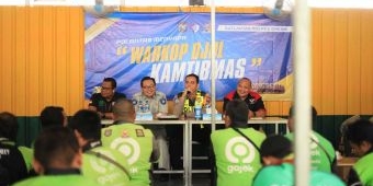 Satlantas Polres Gresik Gandeng Ojol Dukung Operasi Keselamatan Semeru 2026