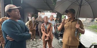 Sidak Banjir di Perbatasan Desa Tambak Sawah - Tambak Rejo, Begini Solusi dari Bupati Sidoarjo 
