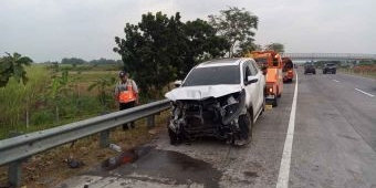 Pedangdut Difarina Indra Kecelakaan di Tol Jombang-Mojokerto